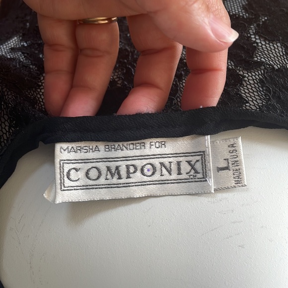 Womens Lace Tank Top by Componix size L - Picture 3 of 4